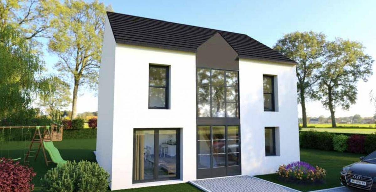 Programme terrain + maison à Champs-sur-Marne en Seine-et-Marne (77) de 450 m² à vendre au prix de 526801€ - 1