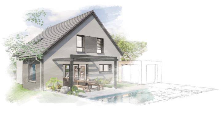 Programme terrain + maison à Bouxwiller en Bas-Rhin (67) de 427 m² à vendre au prix de 298200€