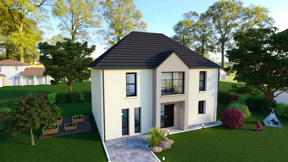 Programme terrain + maison à Drancy en Seine-Saint-Denis (93) de 299 m² à vendre au prix de 417900€ - 4