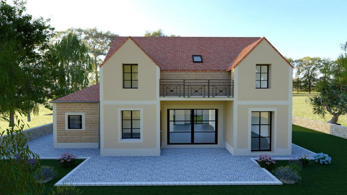 Programme terrain + maison à Hérouville-en-Vexin en Val-d'Oise (95) de 862 m² à vendre au prix de 166000€ - 2