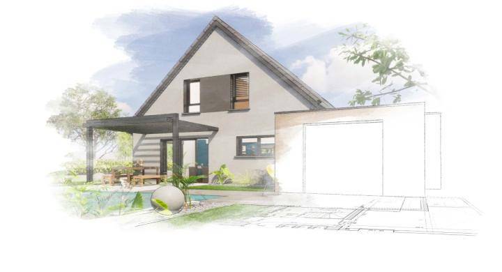 Programme terrain + maison à Kilstett en Bas-Rhin (67) de 475 m² à vendre au prix de 439200€