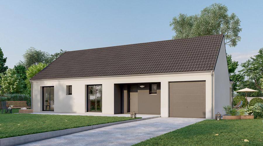 Programme terrain + maison à Mordelles en Ille-et-Vilaine (35) de 372 m² à vendre au prix de 318850€ - 1