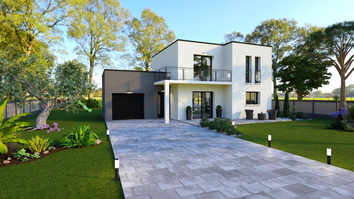 Programme terrain + maison à Saint-Germain-sur-Morin en Seine-et-Marne (77) de 101 m² à vendre au prix de 402300€ - 1