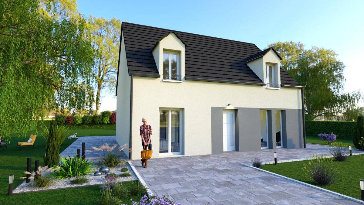 Programme terrain + maison à Coubron en Seine-Saint-Denis (93) de 397 m² à vendre au prix de 371830€ - 1