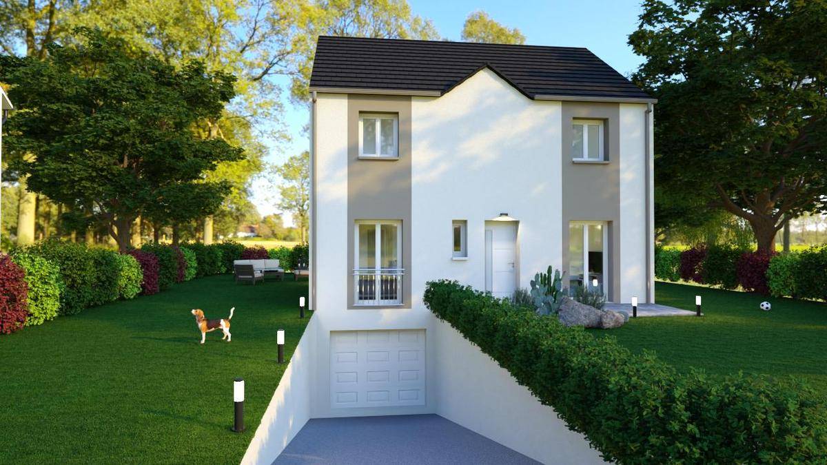 Programme terrain + maison à Montfort-l'Amaury en Yvelines (78) de 343 m² à vendre au prix de 378396€ - 4