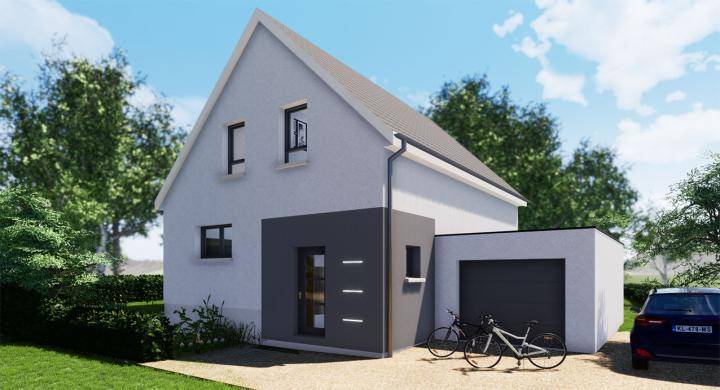 Programme terrain + maison à Galfingue en Haut-Rhin (68) de 311 m² à vendre au prix de 265800€ - 1