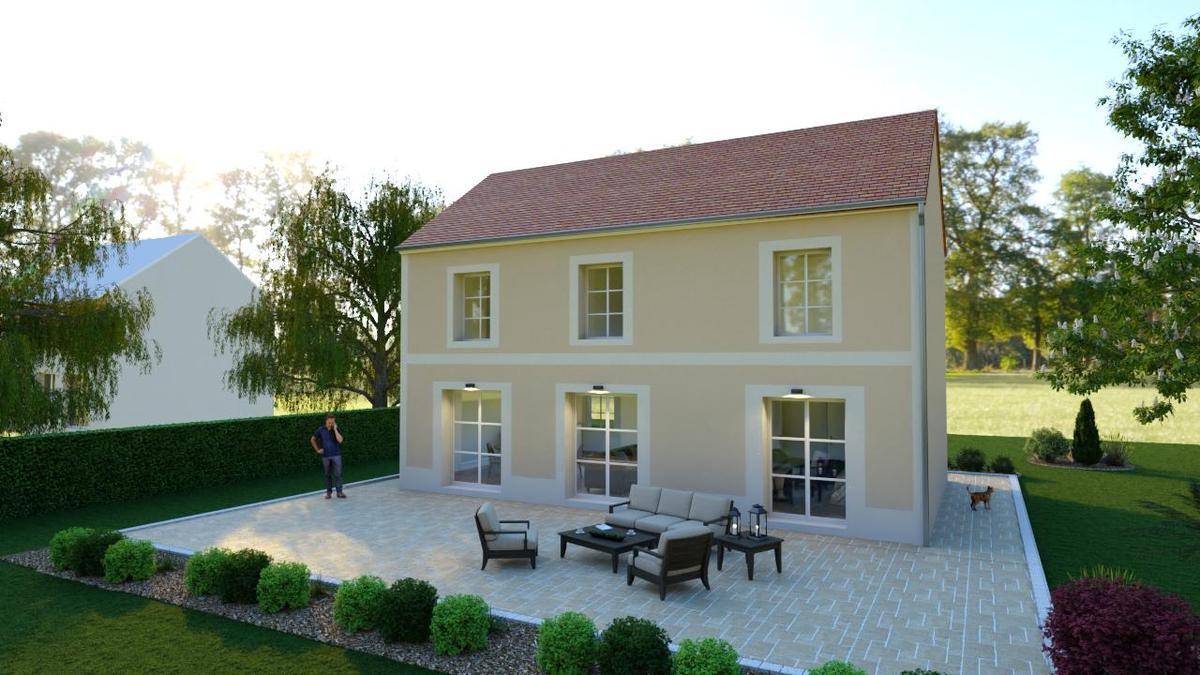 Programme terrain + maison à Chamigny en Seine-et-Marne (77) de 1164 m² à vendre au prix de 387078€ - 4