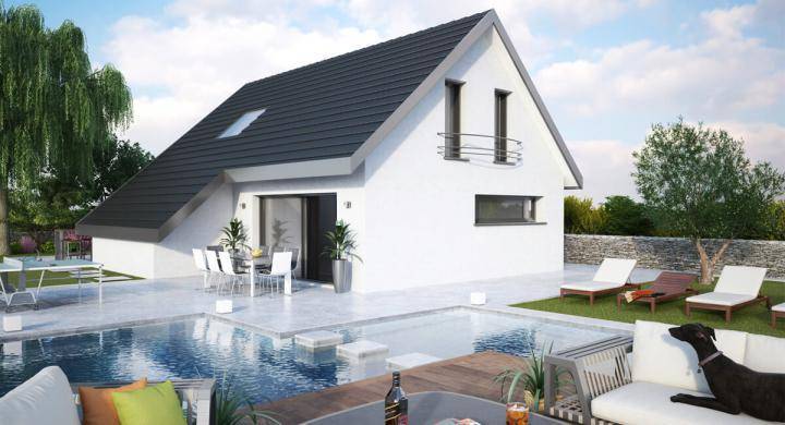 Programme terrain + maison à Strasbourg en Bas-Rhin (67) de 450 m² à vendre au prix de 557708€ - 2