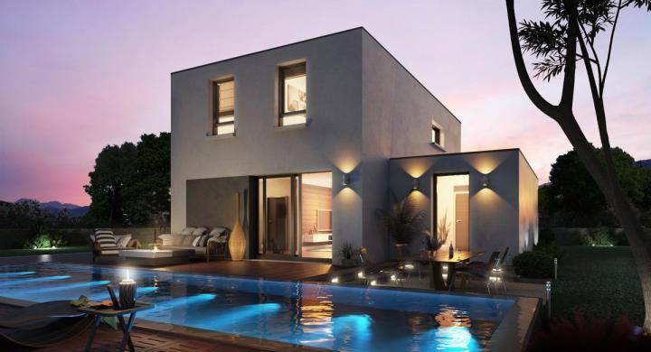 Programme terrain + maison à Mertzwiller en Bas-Rhin (67) de 442 m² à vendre au prix de 349000€ - 1