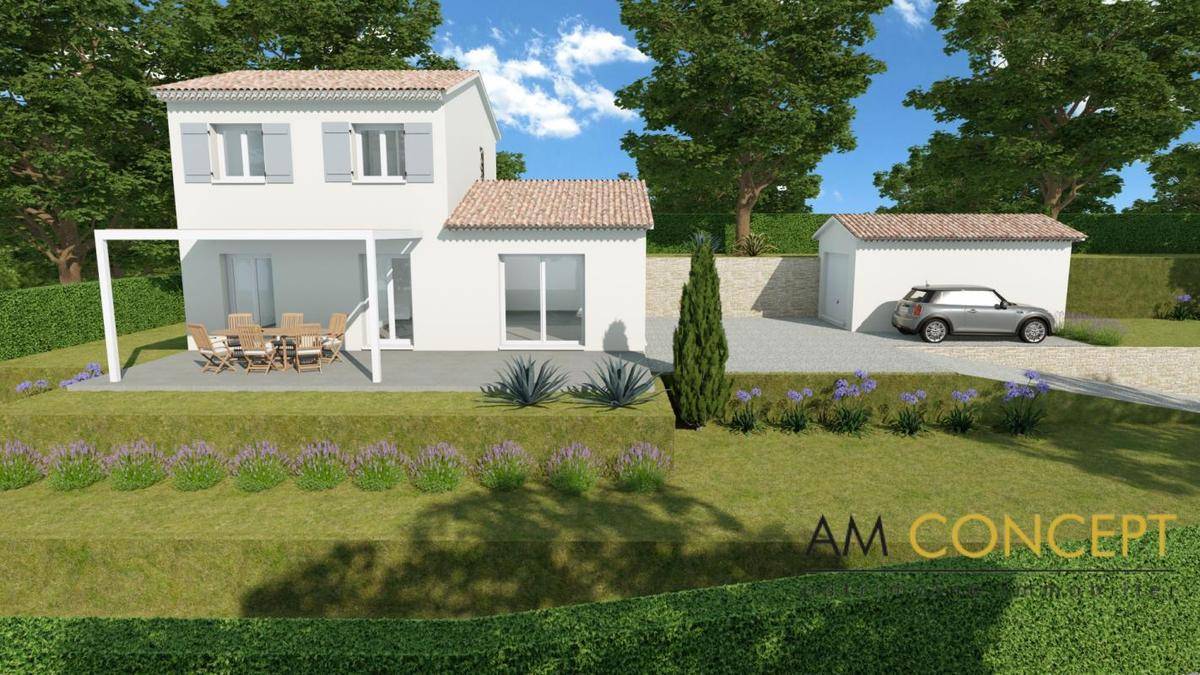 Terrain seul à Contes en Alpes-Maritimes (06) de 840 m² à vendre au prix de 469000€ - 1