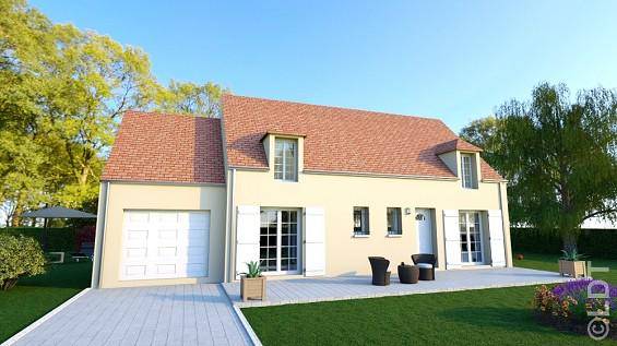 Programme terrain + maison à Crouy-sur-Ourcq en Seine-et-Marne (77) de 614 m² à vendre au prix de 327437€ - 1
