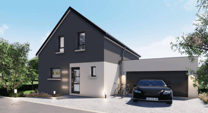 Programme terrain + maison à Saint-Bernard en Haut-Rhin (68) de 401 m² à vendre au prix de 319800€ - 1