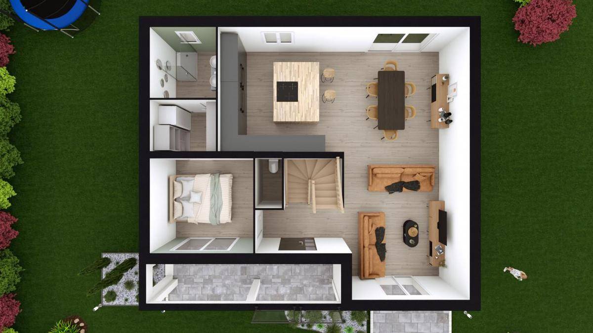 Programme terrain + maison à Fontenay-aux-Roses en Hauts-de-Seine (92) de 445 m² à vendre au prix de 1023085€ - 4