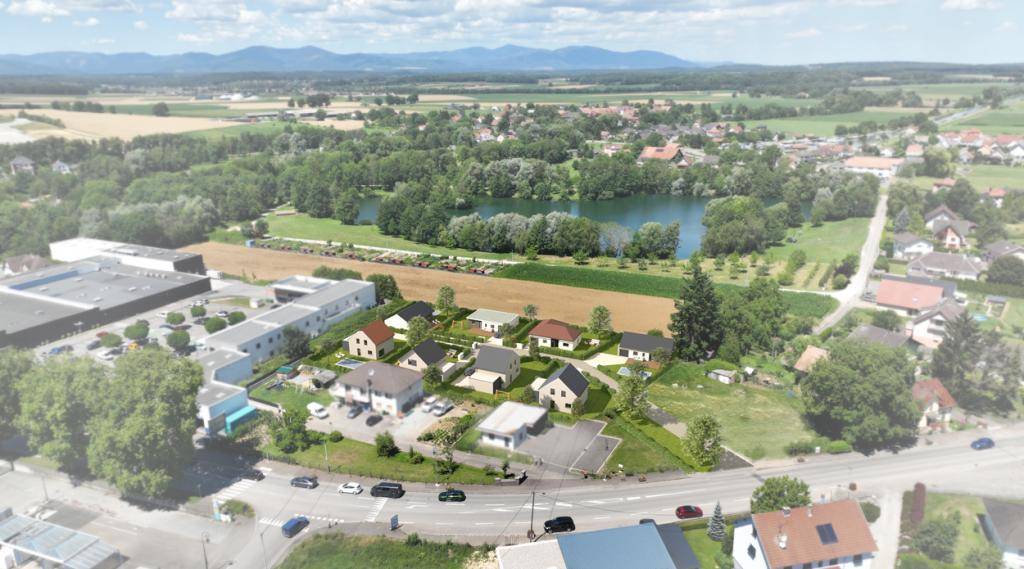 Terrain seul à Dannemarie en Haut-Rhin (68) de 450 m² à vendre au prix de 69000€ - 2