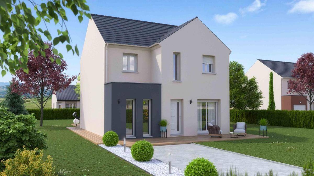 Programme terrain + maison à Saint-Rémy-lès-Chevreuse en Yvelines (78) de 115 m² à vendre au prix de 389650€ - 1