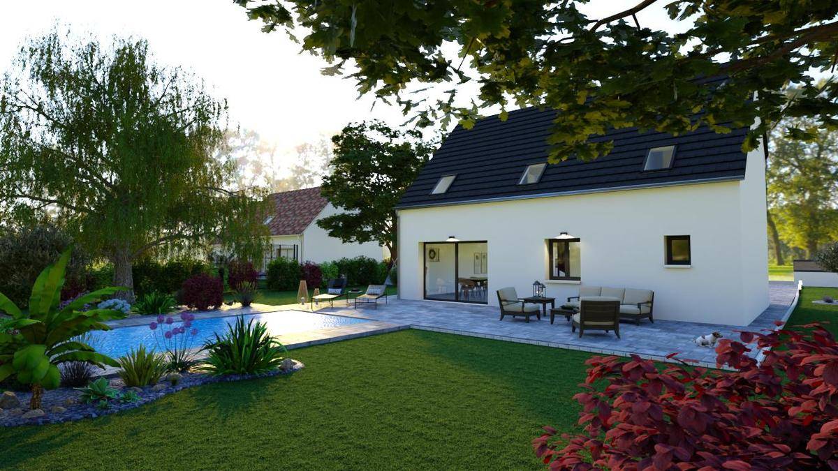 Programme terrain + maison à Saint-Clair-sur-Epte en Val-d'Oise (95) de 650 m² à vendre au prix de 279960€ - 2