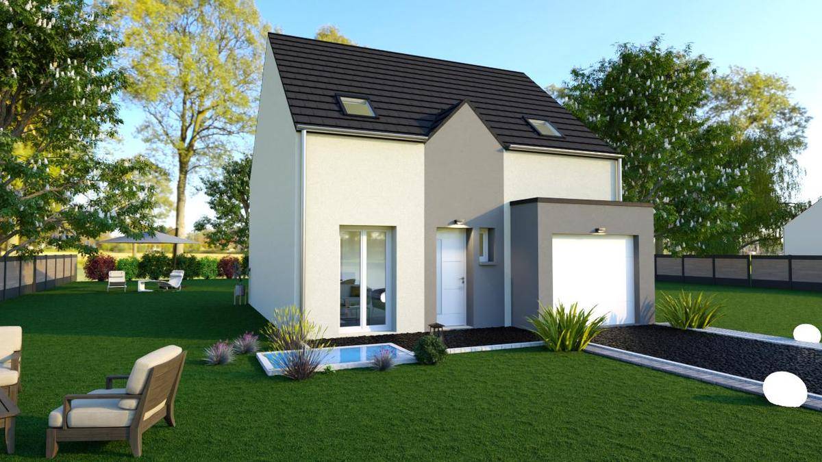 Programme terrain + maison à Allery en Somme (80) de 75 m² à vendre au prix de 211494€ - 1