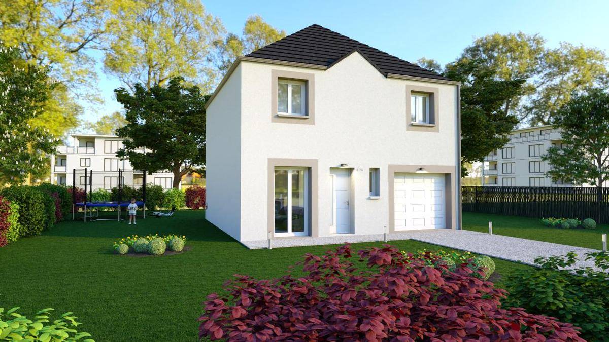 Programme terrain + maison à Tremblay-en-France en Seine-Saint-Denis (93) de 85 m² à vendre au prix de 326200€ - 1