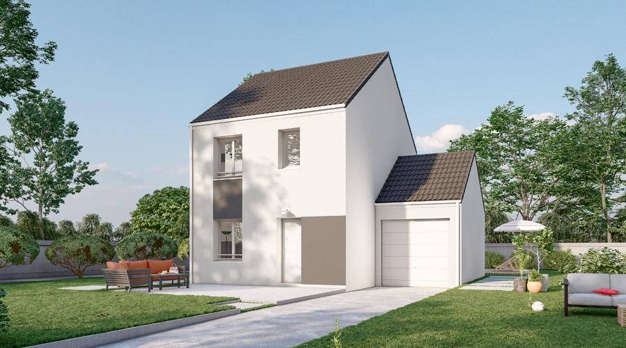Programme terrain + maison à Besné en Loire-Atlantique (44) de 415 m² à vendre au prix de 221290€ - 1