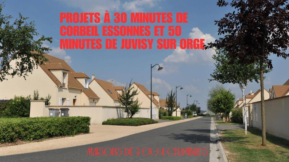 Programme terrain + maison à Maisse en Essonne (91) de 400 m² à vendre au prix de 249900€ - 1