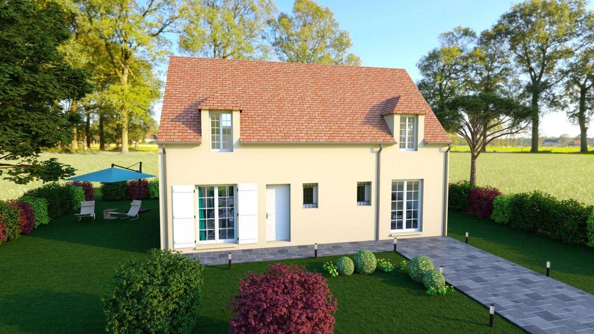 Programme terrain + maison à Gandelu en Aisne (02) de 876 m² à vendre au prix de 268815€ - 1