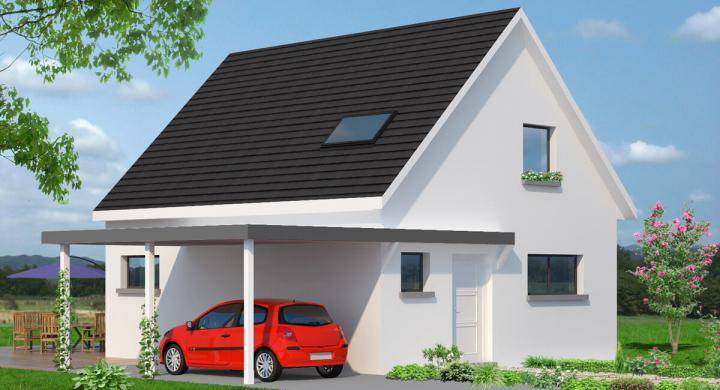Programme terrain + maison à Brumath en Bas-Rhin (67) de 300 m² à vendre au prix de 307000€ - 1