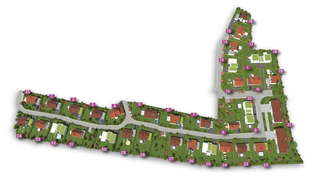 Terrain seul à Chemaudin et Vaux en Doubs (25) de 585 m² à vendre au prix de 91000€ - 2