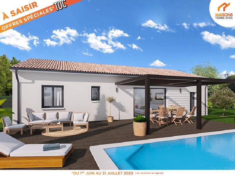 Programme terrain + maison à Saint-Paul-Cap-de-Joux en Tarn (81) de 660 m² à vendre au prix de 198900€ - 1