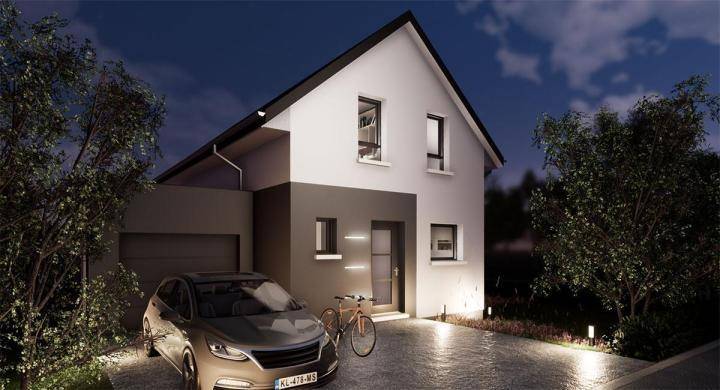 Programme terrain + maison à Sessenheim en Bas-Rhin (67) de 356 m² à vendre au prix de 313770€ - 1
