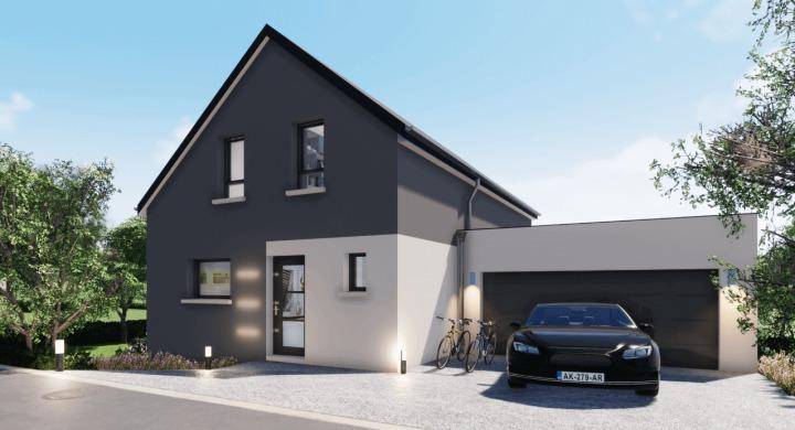 Programme terrain + maison à Wisches en Bas-Rhin (67) de 865 m² à vendre au prix de 314000€ - 1