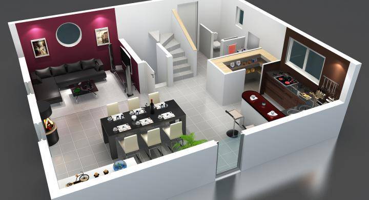 Programme terrain + maison à Benfeld en Bas-Rhin (67) de 300 m² à vendre au prix de 289580€ - 2