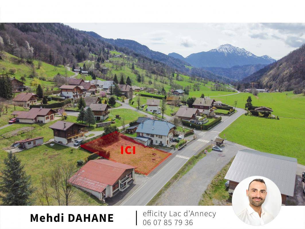 Terrain seul à Serraval en Haute-Savoie (74) de 666 m² à vendre au prix de 235000€ - 1