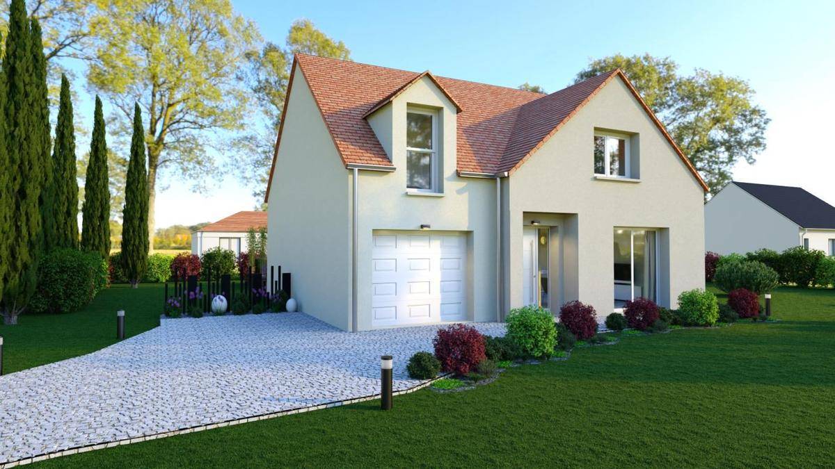 Programme terrain + maison à Carrières-sous-Poissy en Yvelines (78) de 104 m² à vendre au prix de 398625€ - 2