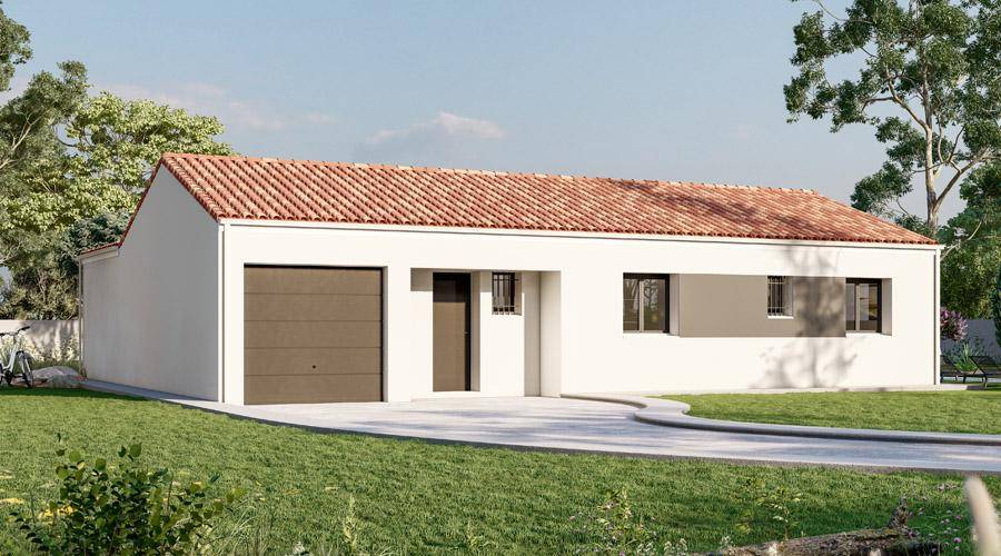Programme terrain + maison à Vouhé en Charente-Maritime (17) de 420 m² à vendre au prix de 202900€ - 1