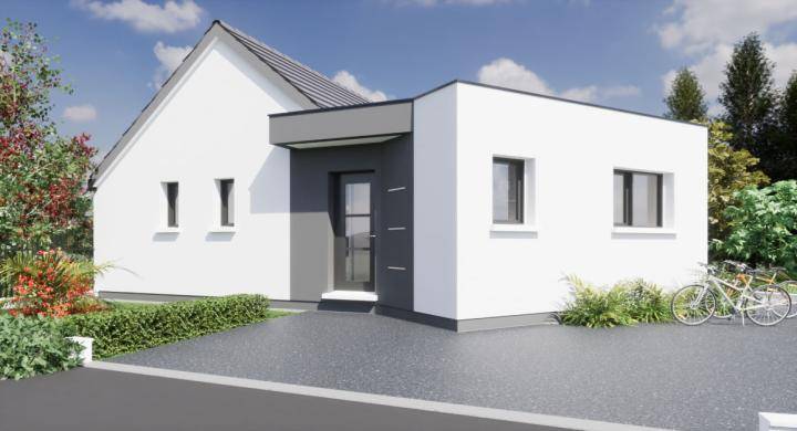 Programme terrain + maison à Lutzelhouse en Bas-Rhin (67) de 735 m² à vendre au prix de 411500€ - 1