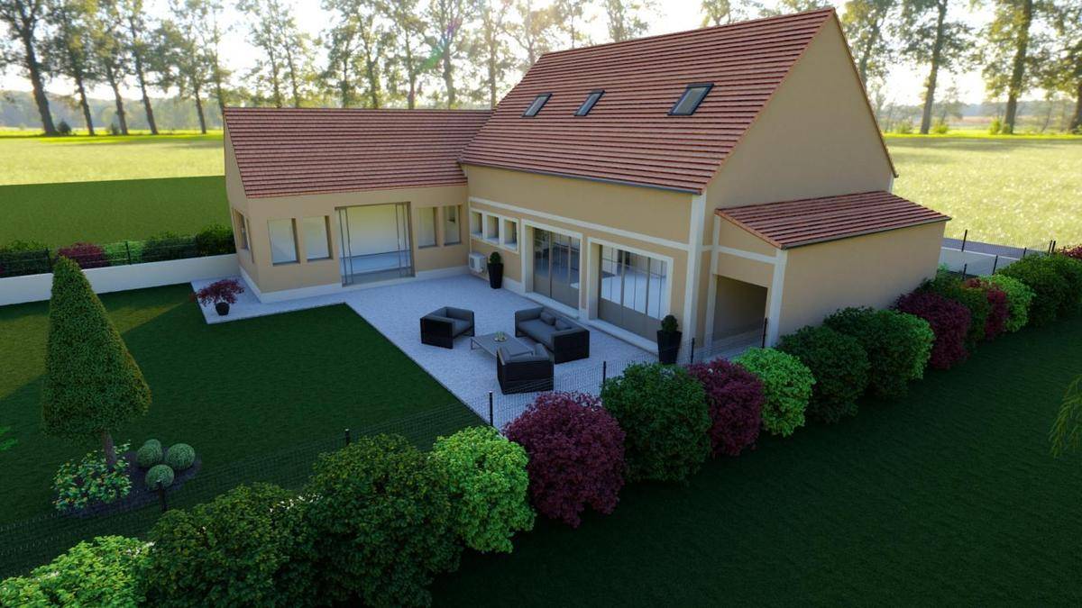 Programme terrain + maison à Seraincourt en Val-d'Oise (95) de 450 m² à vendre au prix de 504000€ - 2