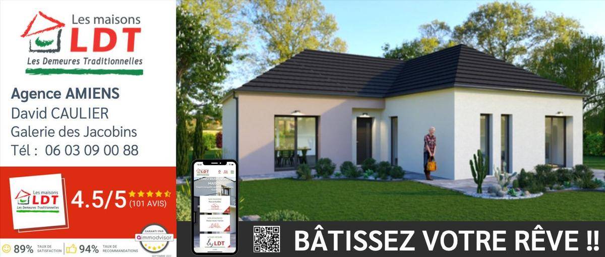 Programme terrain + maison à Allery en Somme (80) de 75 m² à vendre au prix de 211494€ - 4