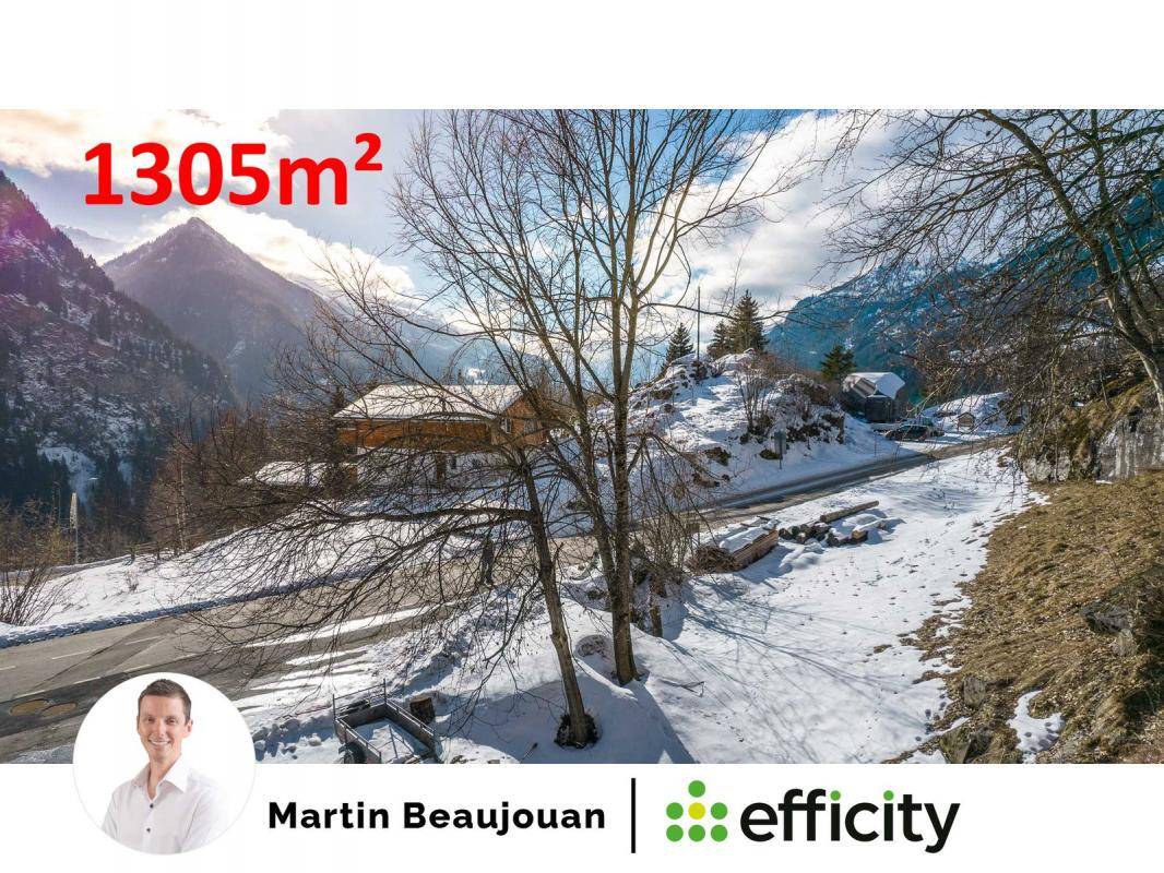Terrain seul à Vallorcine en Haute-Savoie (74) de 1305 m² à vendre au prix de 99000€ - 2