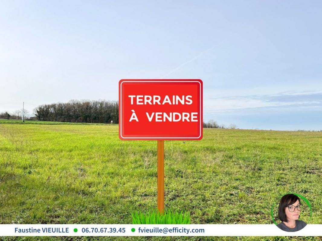 Terrain seul à Brie en Charente (16) de 935 m² à vendre au prix de 37400€