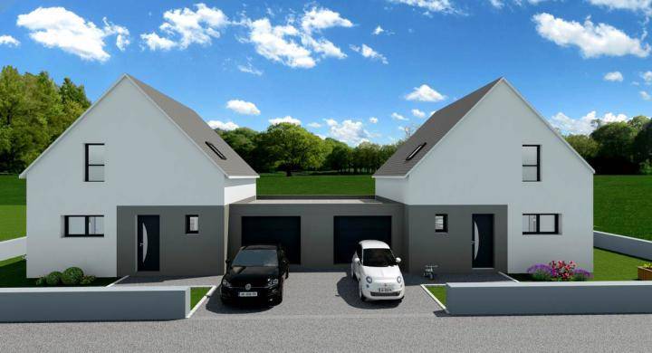 Programme terrain + maison à Saverne en Bas-Rhin (67) de 342 m² à vendre au prix de 308120€ - 1