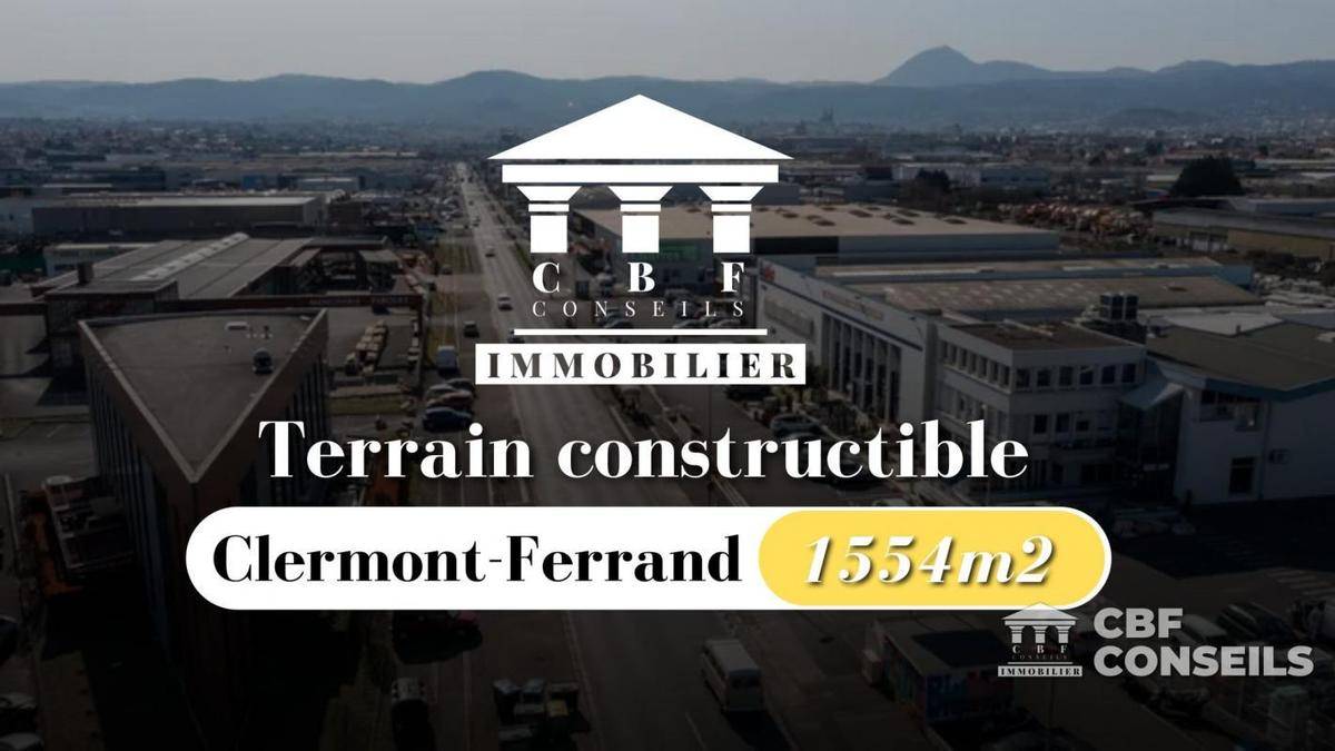 Terrain seul à Clermont-Ferrand en Puy-de-Dôme (63) de 1554 m² à vendre au prix de 1070000€