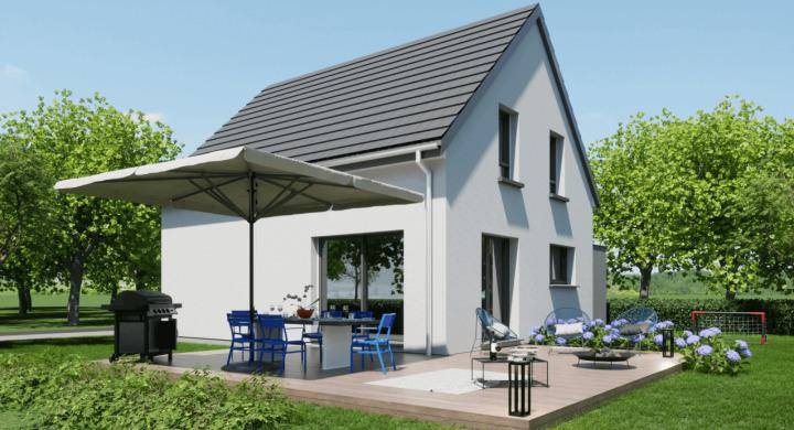 Programme terrain + maison à Strasbourg en Bas-Rhin (67) de 450 m² à vendre au prix de 513800€ - 2