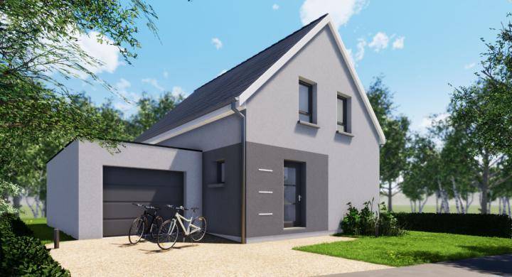 Programme terrain + maison à Cernay en Haut-Rhin (68) de 378 m² à vendre au prix de 309800€ - 1