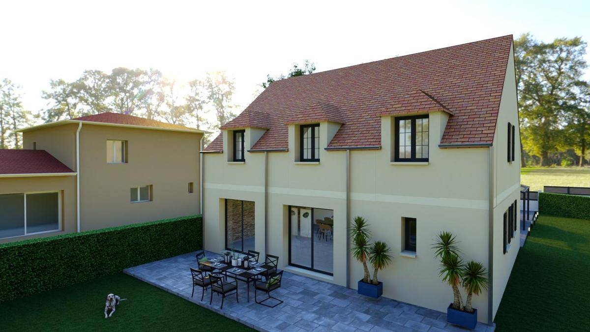 Programme terrain + maison à Seraincourt en Val-d'Oise (95) de 450 m² à vendre au prix de 477685€ - 3