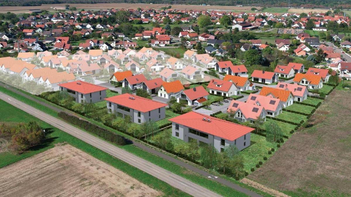 Terrain seul à Rountzenheim-Auenheim en Bas-Rhin (67) de 600 m² à vendre au prix de 120000€ - 1