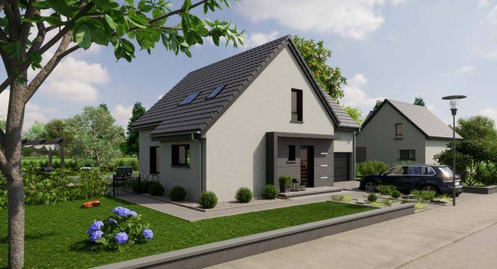 Programme terrain + maison à Heimsbrunn en Haut-Rhin (68) de 483 m² à vendre au prix de 382891€ - 2