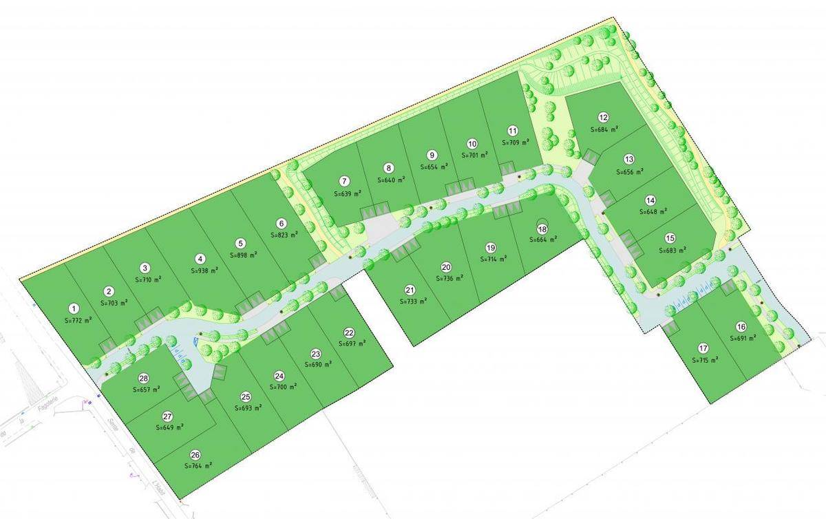 Terrain seul à Croth en Eure (27) de 736 m² à vendre au prix de 61720€