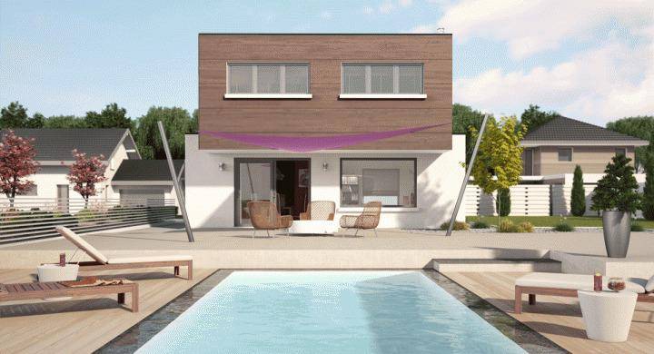 Programme terrain + maison à Zillisheim en Haut-Rhin (68) de 560 m² à vendre au prix de 415900€ - 1