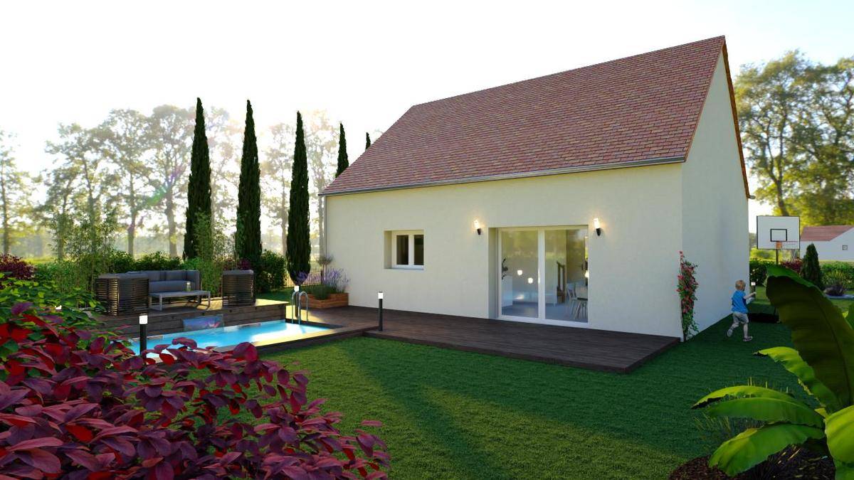Programme terrain + maison à La Chapelle-Rablais en Seine-et-Marne (77) de 587 m² à vendre au prix de 301600€ - 3