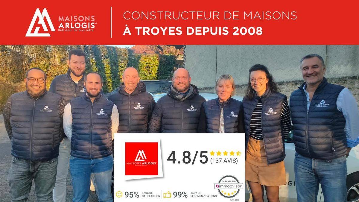 Programme terrain + maison à Troyes en Aube (10) de 438 m² à vendre au prix de 265700€ - 2